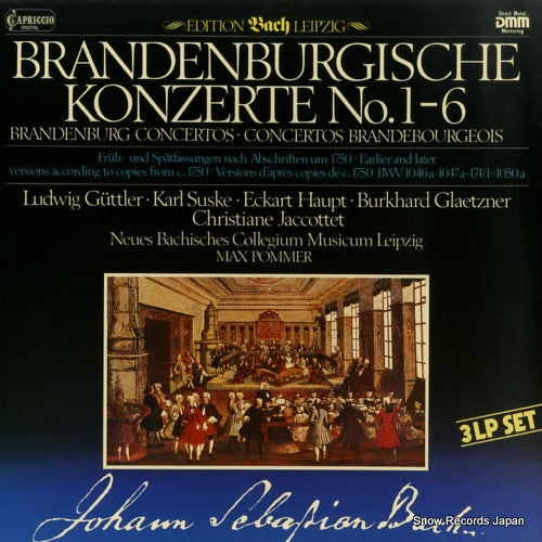 POMMER, MAX bach; brandenburg concertos C75058/1