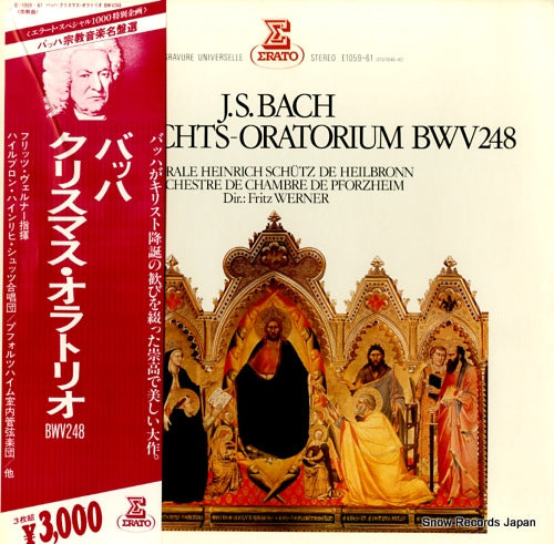 WERNER, FRITZ bach; weihnachts-oratorium bwv248 E-1059