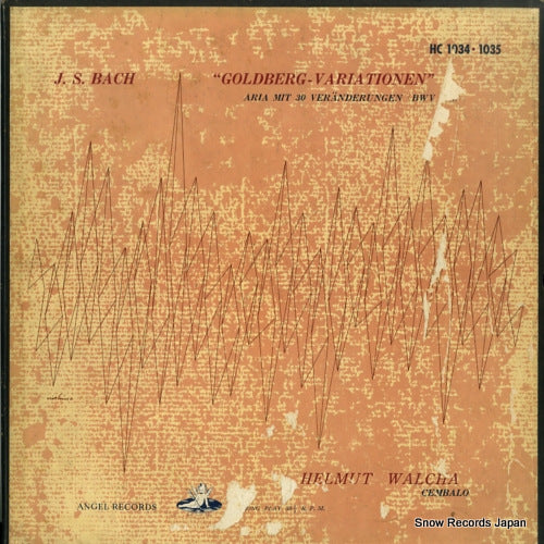WALCHA, HELMUT bach; goldberg-variationen HC1034