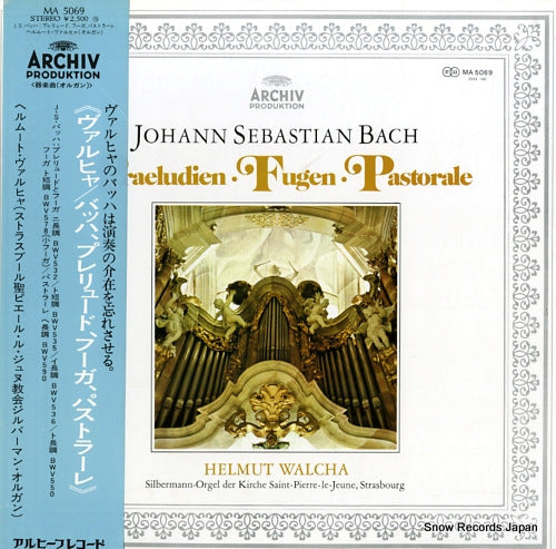 WALCHA, HELMUT bach; praeludien fugen pastorale MA5069