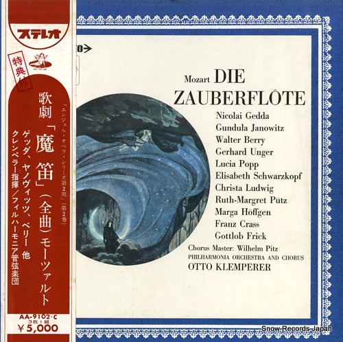 KLEMPERER, OTTO mozart; die zauberflote AA-9102-C