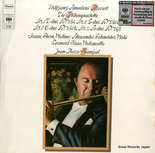 RAMPAL, JEAN-PIERRE mozart; die flotenquartette nr.1-4 61824