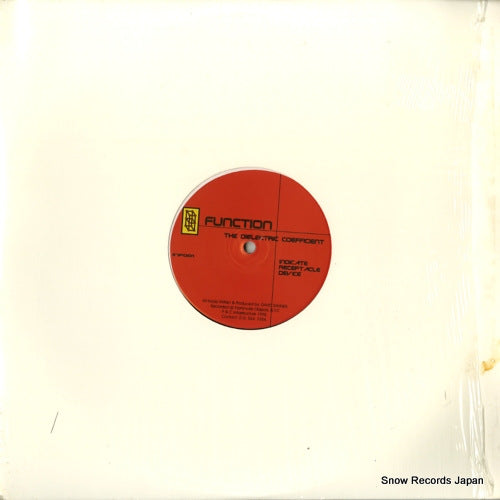 FUNCTION the dielectric coefficient INF001