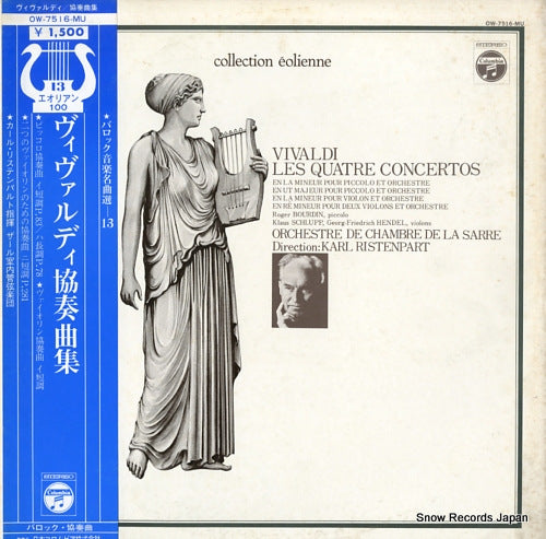 RISTENPART, KARL vivaldi; les quatre concertos OW-7516-MU