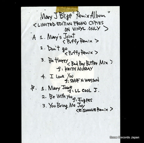 BLIGE, MARY J. remix album HOT-97