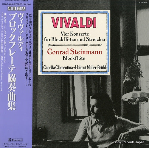 STEINMANN, CONRAD vivaldi; vier konzerte fur blockflote und streicher K20C-468