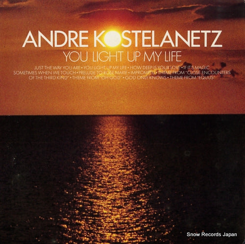 KOSTELANETZ, ANDRE you light up my life JC35328