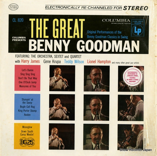 GOODMAN, BENNY the great benny goodman CS8643