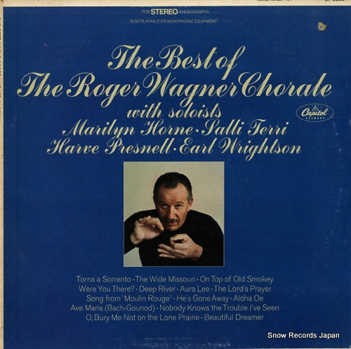 WAGNER, ROGER, CHORALE, THE the best of the roger wagner chorale SP8682
