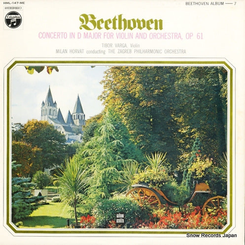 VARGA, TIBOR beethoven; concerto in d major for violin and orchestra op.61 HML-147-ME