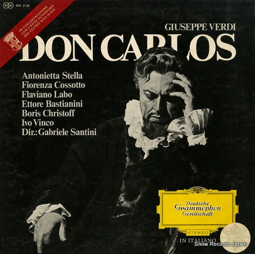 SANTINI, GABRIELE verdi; don carlos MG2135