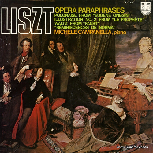 CAMPANELLA, NICHELE liszt; opera paraphrases X-7539