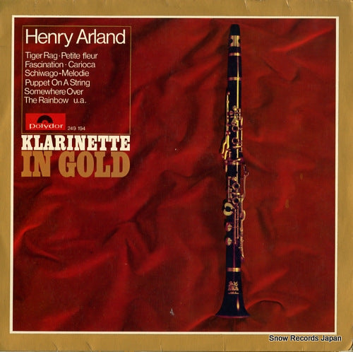 ARLAND, HENRY klarinette in gold 249194