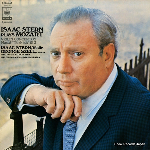 STERN, ISSAC mozart; violin concertos nos.5 "turkish" & 3 SOCL39
