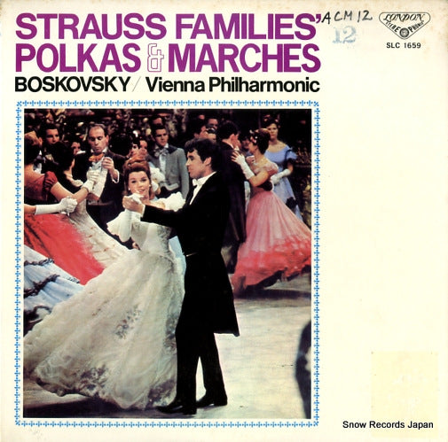BOSKOVSKY, WILLI strauss families' polkas & marches SLC1659