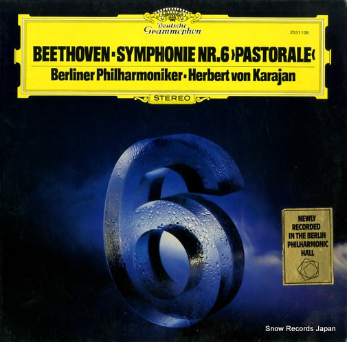 KARAJAN, HERBERT VON beethoven; symphonie nr.6 "pastorale" 2531106