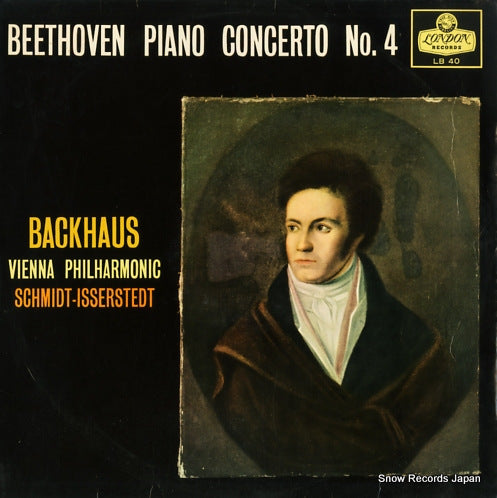 BACKHAUS, WILHELM beethoven; piano concerto no.4 LB40