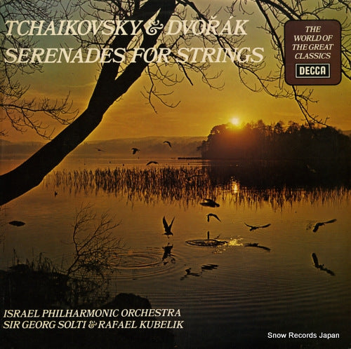 SOLTI, GEORG, AND RAFAEL KUBELIK tchaikovsky & dvorak; serenades for strings SPA375