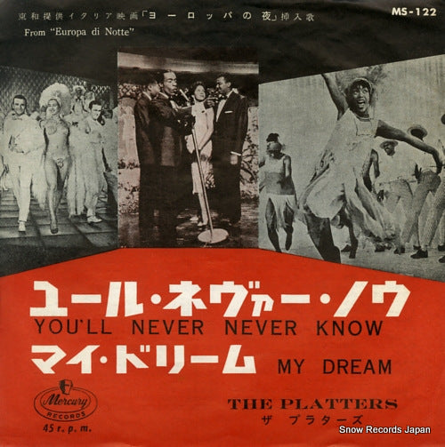 PLATTERS, THE you'll never never know MS-122