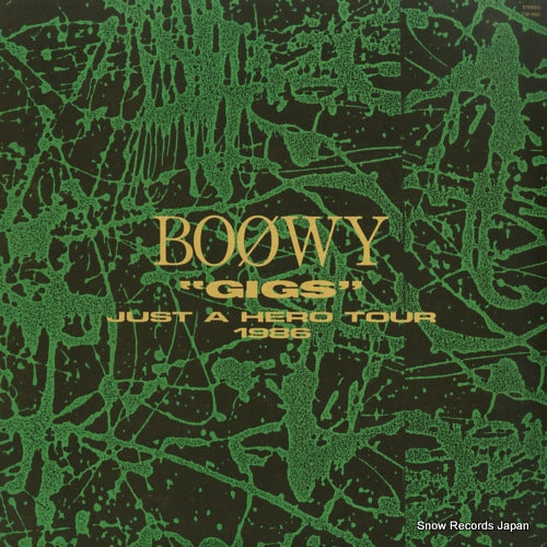 BOOWY gigs, just a hero tour 1986 T32-1095