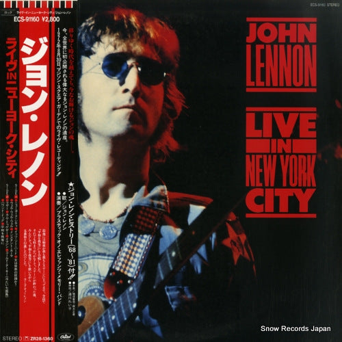 LENNON, JOHN live in new york city ECS-91160