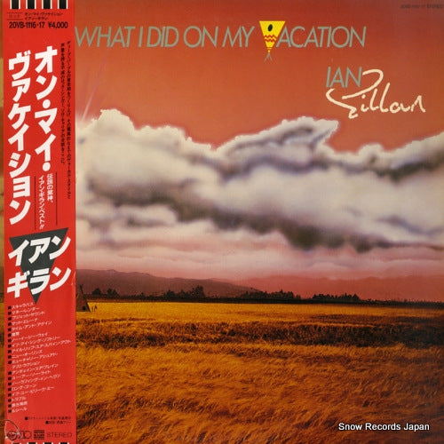 GILLAN, IAN what i did on my vacation 20VB-1116