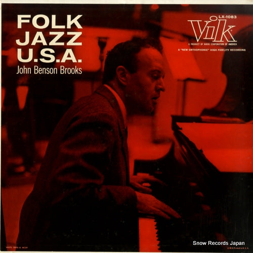 BROOKS, JOHN BENSON folk jazz u.s.a. LX-1083