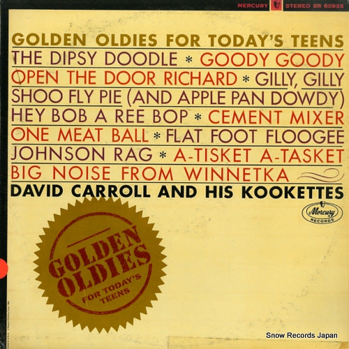 CARROLL, DAVID golden oldies for today's teens SR60935