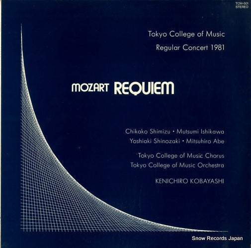 KOBAYASHI, KEN-ICHIRO mozart; requiem TCM-501