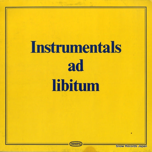 BEROLINA SOUND ORCHESTRA instrumentals ad libitum M2049