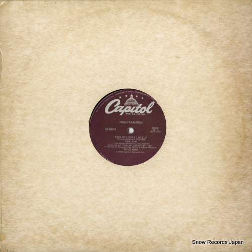 HIGH FASHION feelin' lucky lately / brainy children 8529