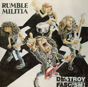 RUMBLE MILITIA destroy fascism 60-9710-1
