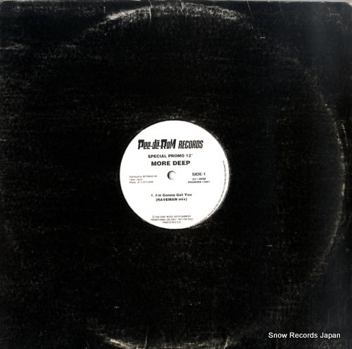 MORE DEEP i'm gonna get you PROMORE-12001