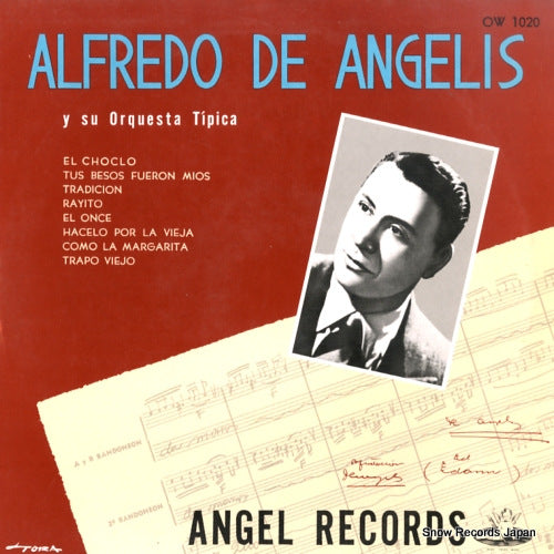 ANGELIS, ALFREDO DE alfredo de angelis y su orquesta tipica OW1020