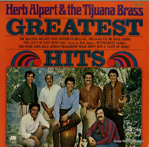 ALPERT, HERB, AND THE TIJUANA BRASS greatest hits AML60