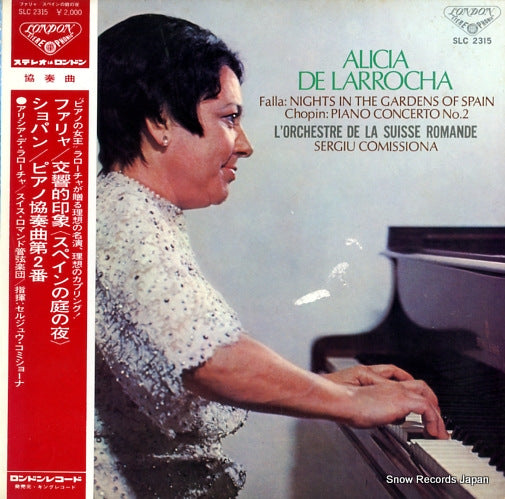 LARROCHA, ALICIA DE falla; nights in the gardens of spain SLC2315