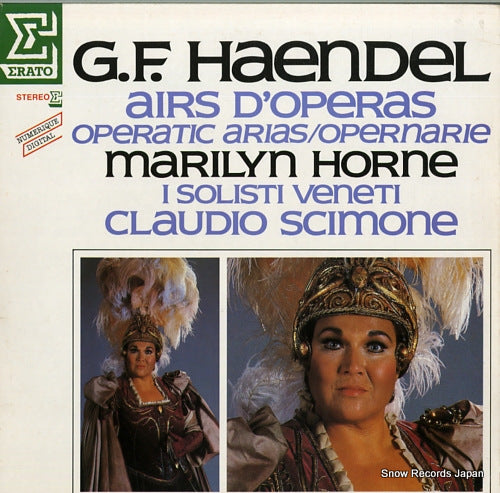 HORNE, MARILYN haendel; airs d'operas NUM75047