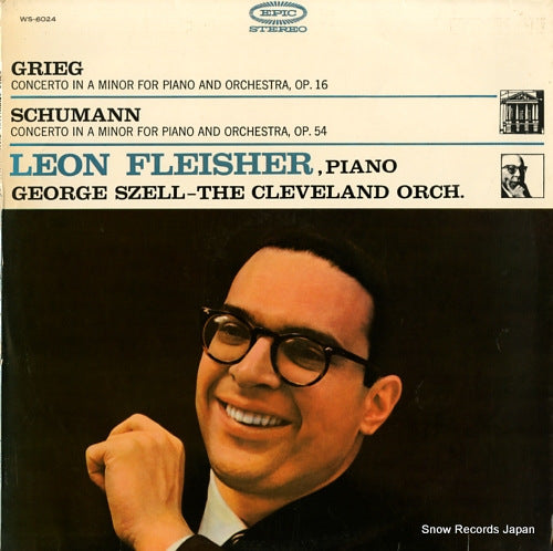 FLEISHER, LEON grieg; concerto in a minor for piano and orchestra, op.16 WS-6024