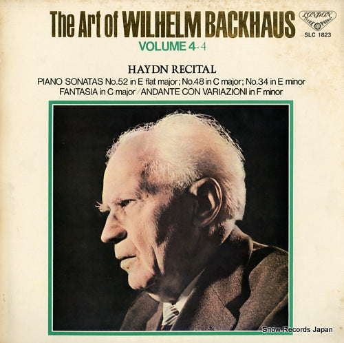 BACKHAUS, WILHELM the art of wilhelm backhause / volume 4-4 SLC1823