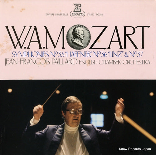 PAILLARD, JEAN-FRANCOIS mozart; symphonie no35 "haffner" EX2305