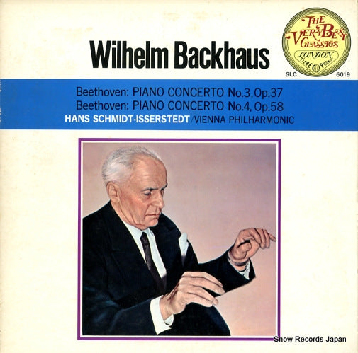 BACKHAUS, WILHELM beethoven; piano concerto no.3 & 4 SLC6019