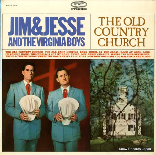 JIM AND JESSE AND THE VIRGINIA BOYS the old country church PS-1233-E