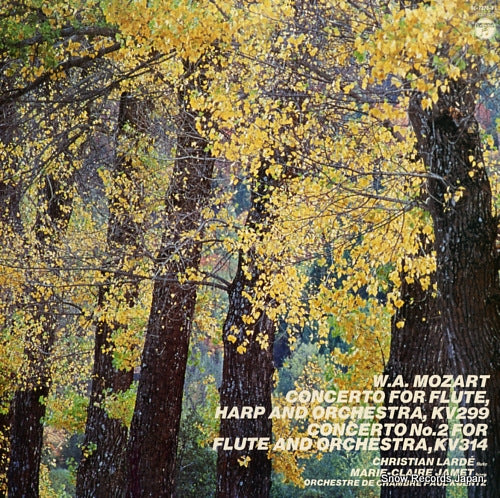 KUENTZ, PAUL mozart; concerto in c major for fluet, harp and orchestra OC-7270-PK
