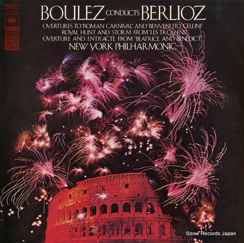 BOULEZ, PIERRE berlioz; overtures to "roman carnival" and "benvenuto cellini" SOCO44