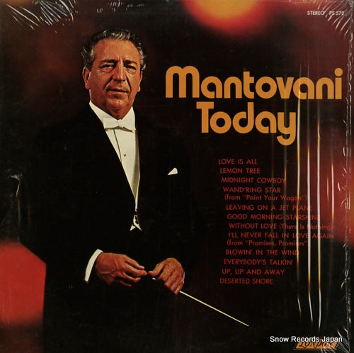 MANTOVANI AND HIS ORCHESTRA mantovani today PS572