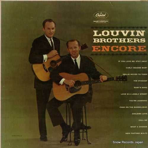 LOUVIN BROTHERS, THE encore T1547