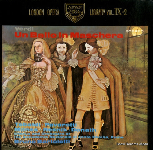 BARTOLETTI, BRUNO verdi; un ballo in maschera SLC7146