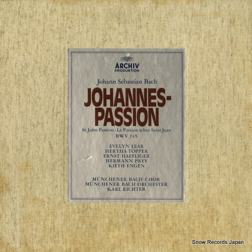 RICHTER, KARL bach; johannes-passion 2710002