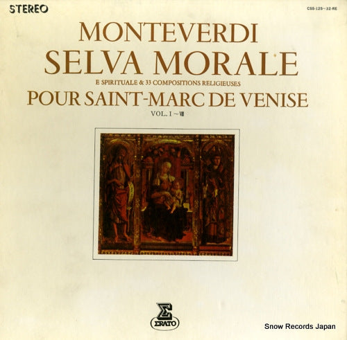 CORBOZ, MICHEL monteverdi; selva morale CSS-125-RE