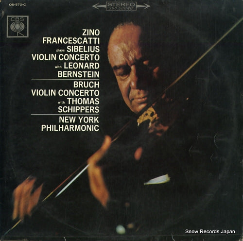 FRANCESCATTI, ZINO sibelius; violin concerto OS-572-C